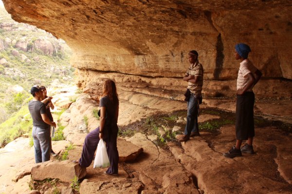 Echo Cave - shout and your shout comes back to you from across the canyon!