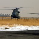 NATOs military aircraft take up much of the tarmac at Kabul International Airport