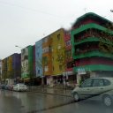 Colorful buildings, Tirana