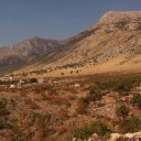 Beautiful mountains along the Albanian coastline - south of Vlore