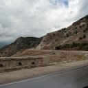 Mountain pass, climbing up to Macedonia