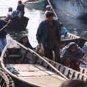 Boatmen at Sadarghat Port, Dhaka