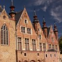 Beautiful buildings in Bruges