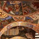 Hand-painted-frescoes-Rila-Monastery