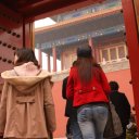 One of the many doorways in Beijing\'s Forbidden City