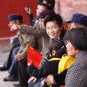 Tourists at Forbidden City, Beijing