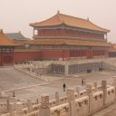 One of large courtyards in Beijing\'s Forbidden City