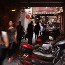 Shoppers in the Tian Zi Fang District