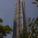 View of the great Jin Mao Tower in Shanghai