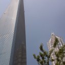 Two of China's most well-known buildings - downtown Shanghai