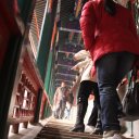 Beijing Summer Palace - steep walkway