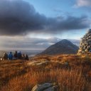 autumn light Donegal Mountains