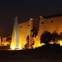 The Temple of Luxor at night