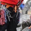 Mountain climbing in Antarctica