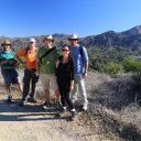 Hiking friends, Conejo Valley above Malibu