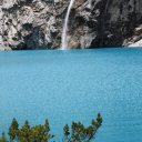 Waterfall, Lago 69 Peruvian Andes