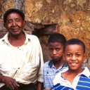 Man with Children Stonetown Zanzibar