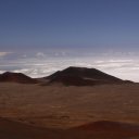View of cinder cones from Mauna Kea