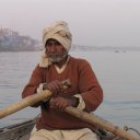 Boatman along the Ganges River
