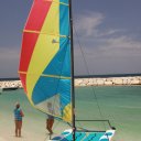 Sailing-in-the-private-cove-at-Secrets-Resort-Montego-Bay