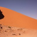Colorful-sand-dune-in-Wadi-Rum