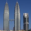 The Petronas towers are now the second highest buildings in the world, after Taiwan's Taipei 101 was erected in 2005