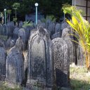 Several-hundred-year-old-coral-headstones-in-cemetary-in-Male