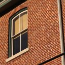 Brick building at Sunset