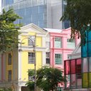 Bright-colored-buildings-near-the-Clarke-Quay