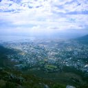 View of Cape Town\'s sprawl from the top of Table Mountain
