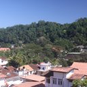 Beautiful day overlooking the rooftops of Kandy