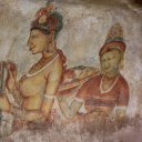 Sigiriya - old hand painted murals
