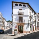 Typical street corner in Antequera, Spain