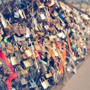 love padlocks in Paris