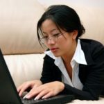 woman at work