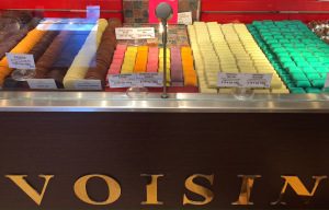 The delectable green coussins on the right. You can get them at any of the four Voisin locations across central Lyon.