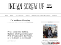 Indian Screwup