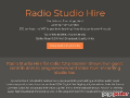 Radio Studio Hire