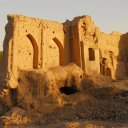 These crumbled walls of bear the signs of heavy fighting in the recent past