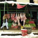 Meat hung out in the bitter cold will not go bad anytime soon; neither will the vegetable