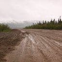 The muddy Dalton Highway