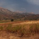 Beautiful mountains along the Albanian coastline - south of Vlore
