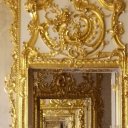 An image of Francesco Rastrelli\'s Golden Doorways in Catherine\'s Palace after recent restoration.