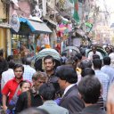 Crowded Hindi Street, Dhaka