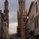 the famous Belfry in Bruges