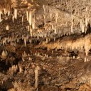 The water in the Crystal Caves fluctuates with the tides