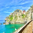 Train Ride in Cinque Terre