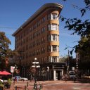 The famous building in Gastown, Vancouver