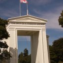 The Peace monument, Canadian side of USA/Canada border