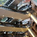 The-Peak-shopping-mall-tons-of-escalators